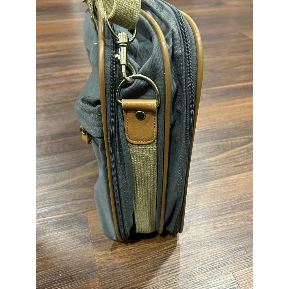 Vintage‎ Samsonite Canberra Suit Case Garment Duffle Bag Folding Straps